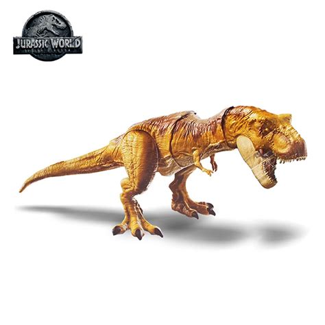 Original Mattel Jurassic World 2 Attack Tyrannosaurus Rex Simulation Sound Action Figure Hot