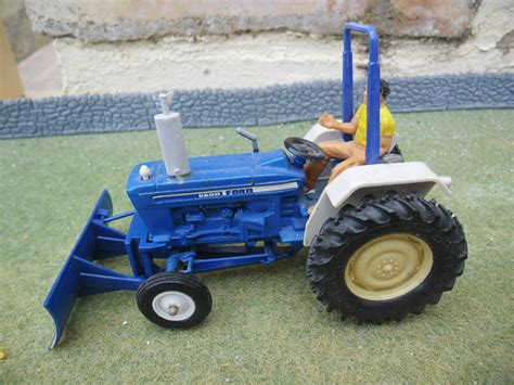 Britains Farm Ford 6600 Yard Tractor With Muledozer Tractors Yard