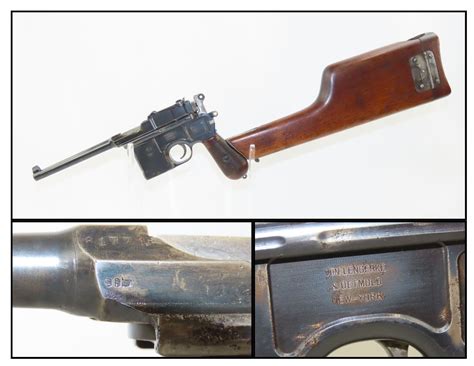 Von Lengerke And Detmold Mauser C96 Broomhandle Pistol 763×25 Shoulder