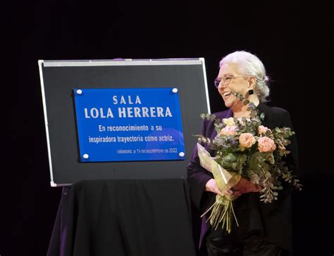 Lola Herrera Da Nombre A Una Sala Del Colegio Teresianas El Día De