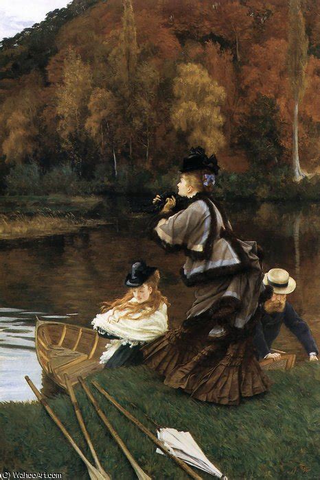 Art Reproductions Autumn On The Thames By James Jacques Joseph Tissot France