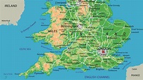 Mapa físico de Inglaterra | Mapa fisico, Mapas, Inglaterra