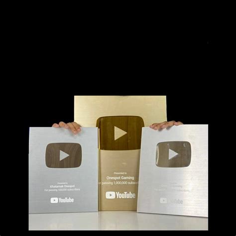 Silver And Golden Play Button Youtube Success Youtube Channel Ideas Career Vision Board