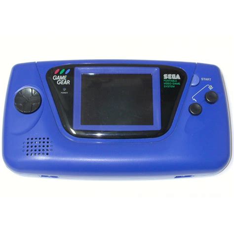 Sega Game Gear Blue Handheld System Dkoldies