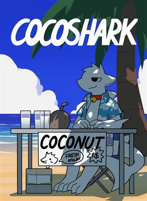 Furrybooru Anthro Beverage Clothed Clothing Cocoshark Hacony Collar