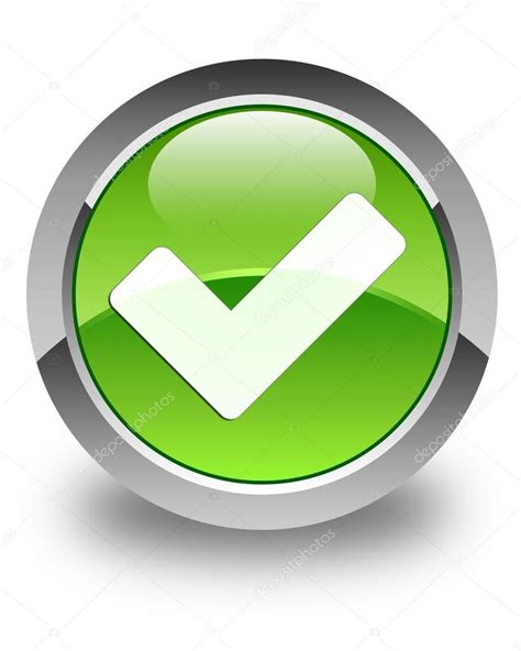 Les relevés que vous devez valider sont indiqués par le statut orange à valider. Valider icône bouton rond vert brillant — Photographie FR ...