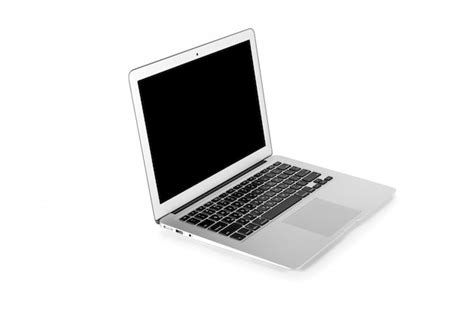 Premium Photo Modern Laptop Computer Isolated On The White