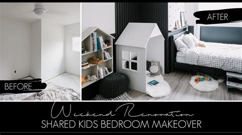 Modern Kids Bedroom Makeover In Just One Weekend Youtube