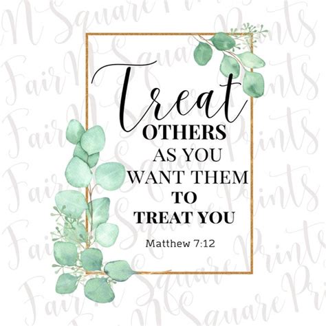 Matthew 712 Png File For Sublimationtreat Others Png Etsy