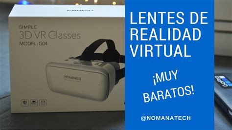 ¿necesitas lentes de realidad virtual? UNBOXING DE LOS LENTES DE REALIDAD VIRTUAL DE LA MARCA ...