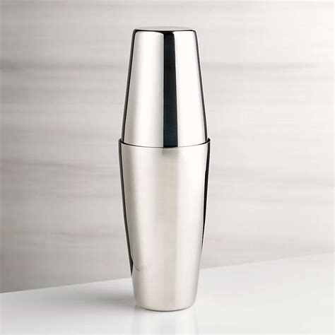Stainless Steel Boston Shaker   Reviews | Crate and Barrel