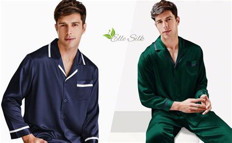 Lustrous Silk Mens Pajamas Silk Pajama Sets For Men