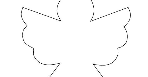 Cut Out Angel Template Printable Free