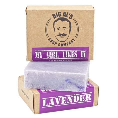My Girl Likes It Lavender Soap Bar For Men All Natural Relaxing