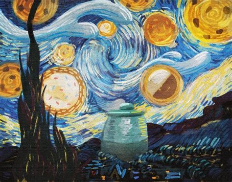 The Starry Night Vincent Van Gogh Art Parody Starry Night Van Gogh