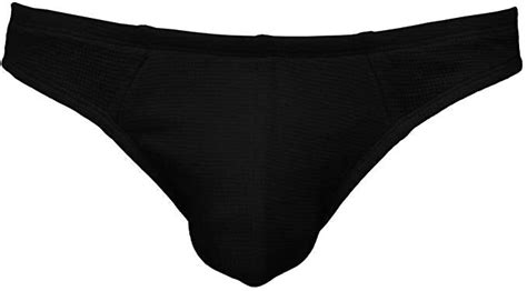 Mens Stretch Cotton Thong Warm And Comfortable Bulge Enhancing Pouch