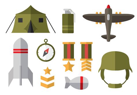 Free World War 2 Flat Icons 115788 Vector Art At Vecteezy