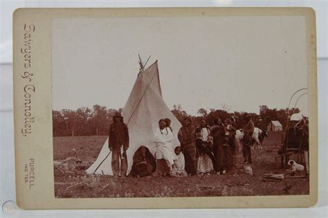 1880s native american cheyenne indian camp cabinet card photograph photo 1920543842
