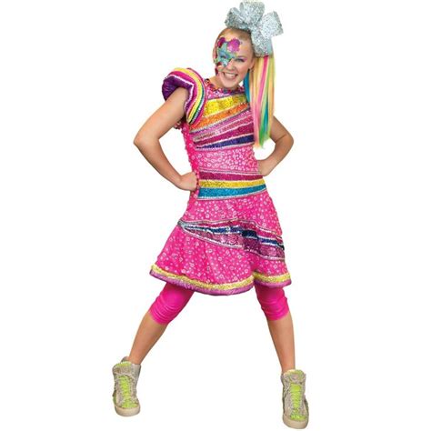 Halloween Kids Nickelodeon Jojo Siwa Halloween Costume Jumpsuit M