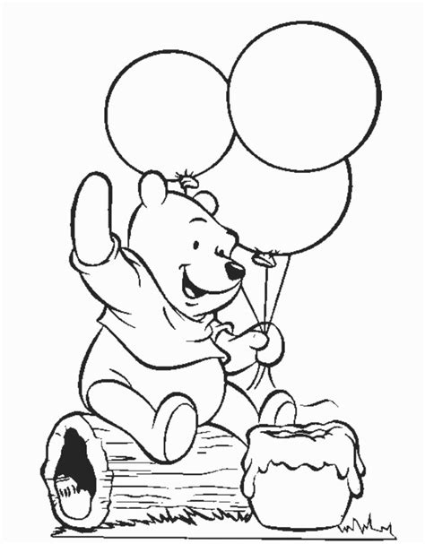 Winnie The Pooh Coloring Page Printable Coloring Page For Kids