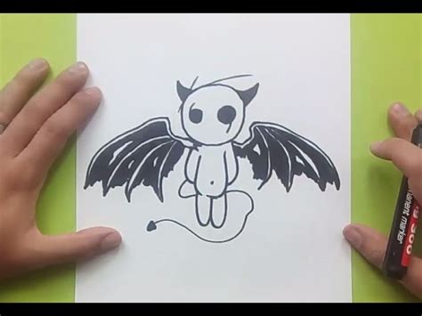 Como Dibujar Un Diablo Paso A Paso How To Draw A Devil Easy