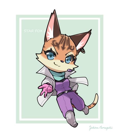 298430 Safe Artistyukina Namagaki Miyu Lynx Star Fox Feline