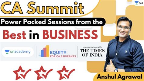 Ca Summit Indias Best In Business Transform Your Ca Journey