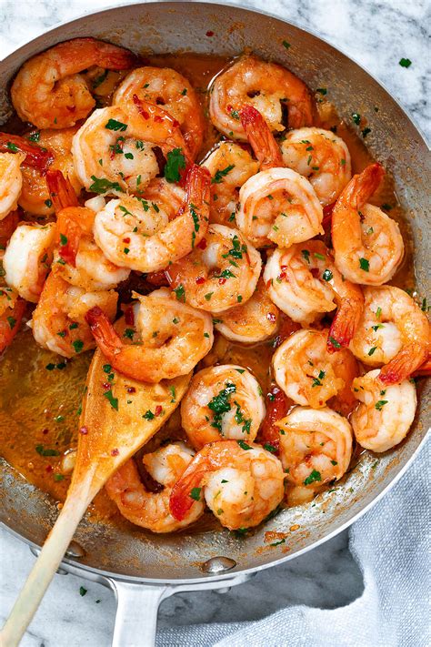 Remove with a slotted spoon and place on paper toweling to drain. Garlic Butter Shrimp Recipe (in 10-Minute) - Best Shrimp ...