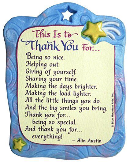 This Is To Thank You For Being So Nice Helping Out Giving Yourself