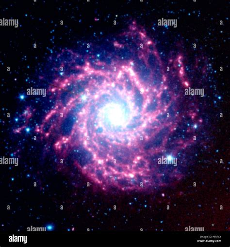 Messier 74 M74 Ngc 628 Spiral Galaxy Stock Photo Alamy