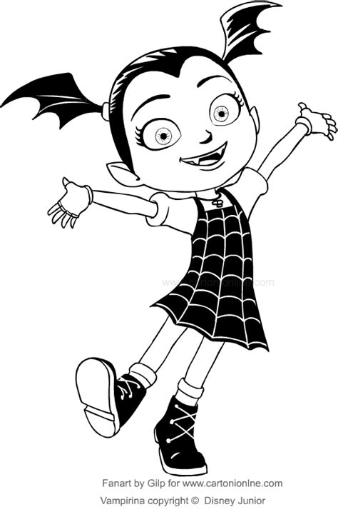 Dibujos De Vampirina Para Colorear Para Colorear Pintar E Pdmrea