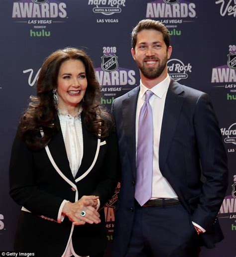 Lynda Carter Of Wonder Woman Looks Super As She Brings Son James To NHL Awards In Las Vegas