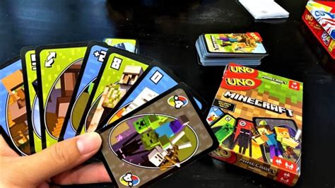 Uno Minecraft Rules Cards And Instructions