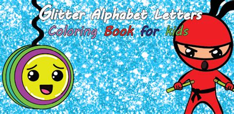Glitter Alphabet Coloring Book For Kids Android App