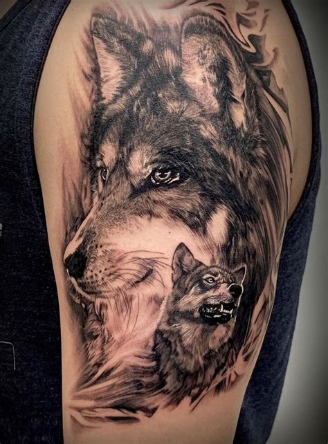 50 Of The Most Beautiful Wolf Tattoo Designs The Internet