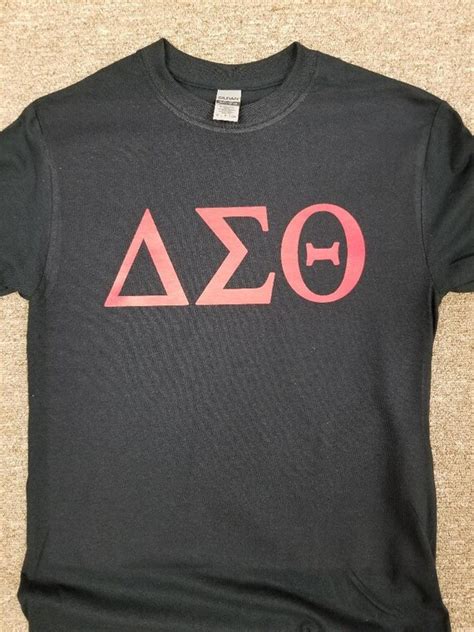 Delta Sigma Theta Black Or Red T Shirt With Symbols Etsy