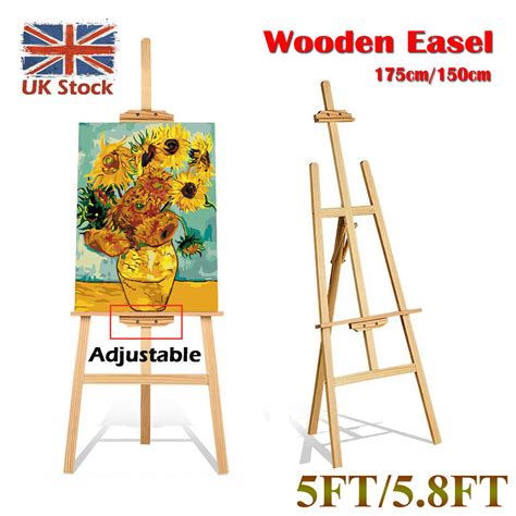 Artist Wooden Easel Studio A Frame Easel Stand Foldable Floor Art