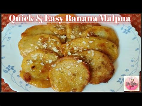 Ripe Banana Malpua Recipe Instant And Easy Malpua By Indrayani