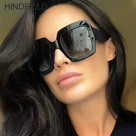 buy big square sunglasses for women 2018 new brand designer oversized sun