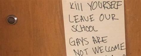 Gay Catholic University Student Gets Note Saying Kill Yourself On