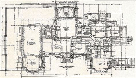 A Unique Look At The English Mansion Floor Plans Design 14