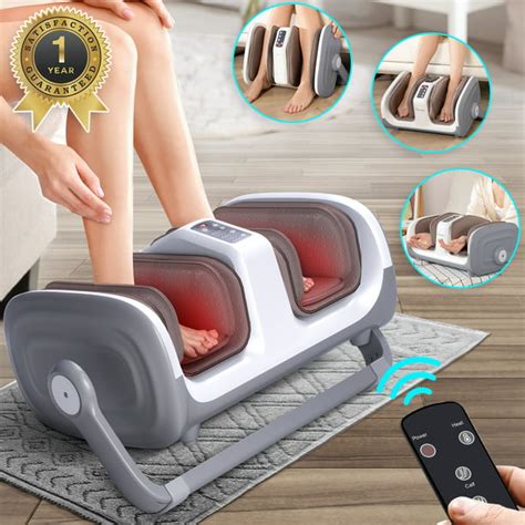Tisscare Foot Massager Shiatsu Massage Machine W Heat 3d Massage System Muscle Kneading Rolling