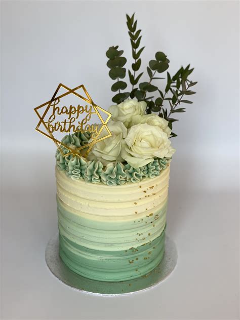 Green Birthday Cakes Elegant Birthday Cakes 18th Birthday Cake