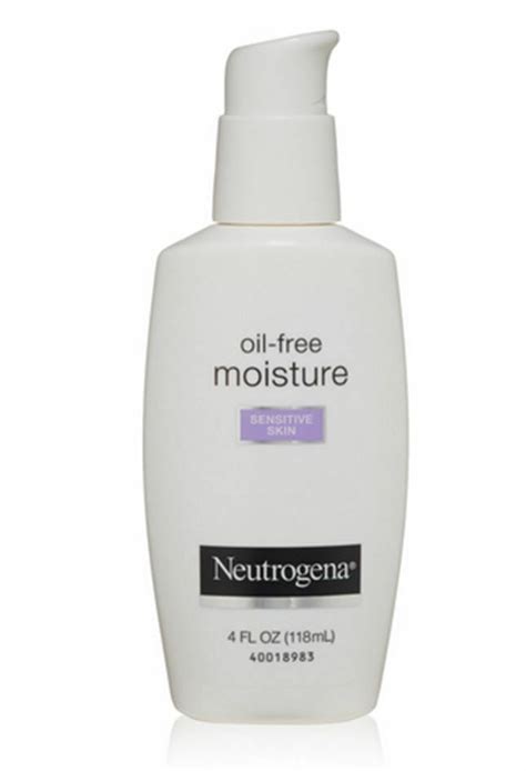 Neutrogena Oil Free Moisture Facial Moisturizer Sensitive Skin 4 Oz