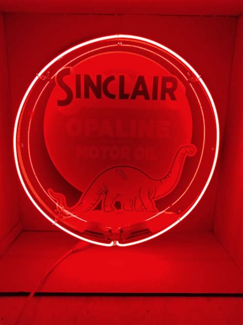 Sinclair Neon Signs Sinclair Dino Gasoline Neon Signs
