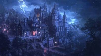 Gothic Fantasy Spooky Wallpapers Desktop Castle Backgrounds