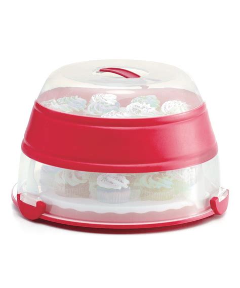 Progressive Collapsible Cupcake And Cake Carrier Cake Carrier Cupcake
