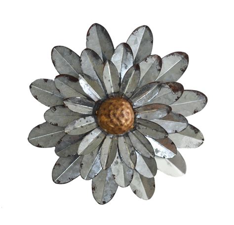 20 Collection Of Metal Flower Wall Decor Set Of 3