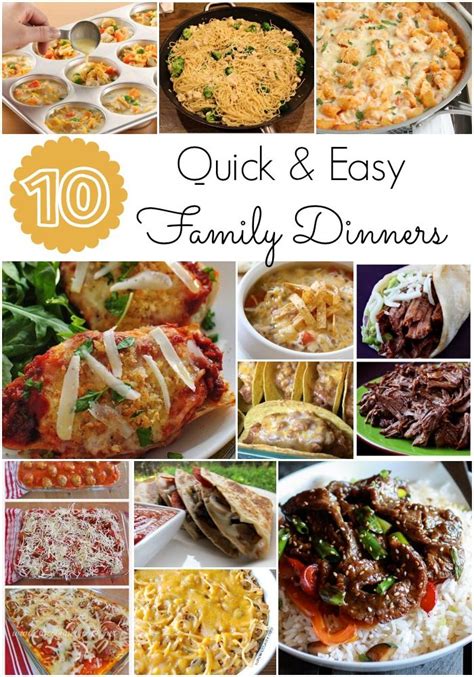 easy dinner recipes for family