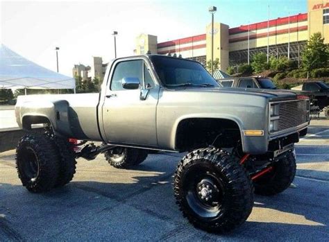 Lifted K10 Dually Jacked Up Trucks Chevy Trucks Trucks